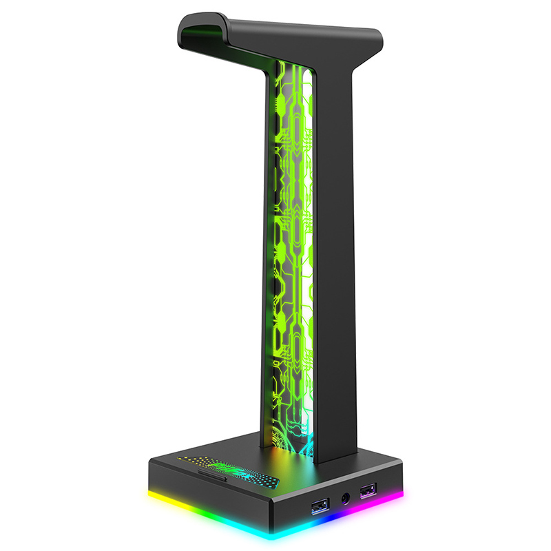 Pc Gaming Desktop - RGB Gaming Headphone Stand Dual USB