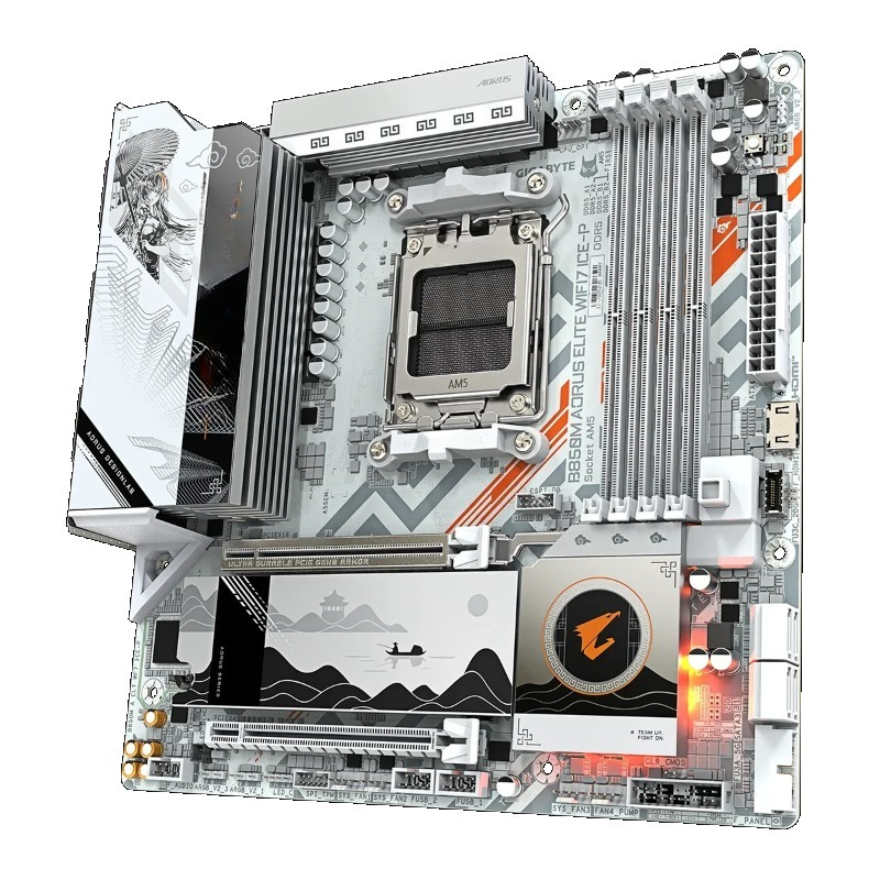 Pc Gaming X3D - B850M AORUS ELITE WIFI7 ICE-P X3D