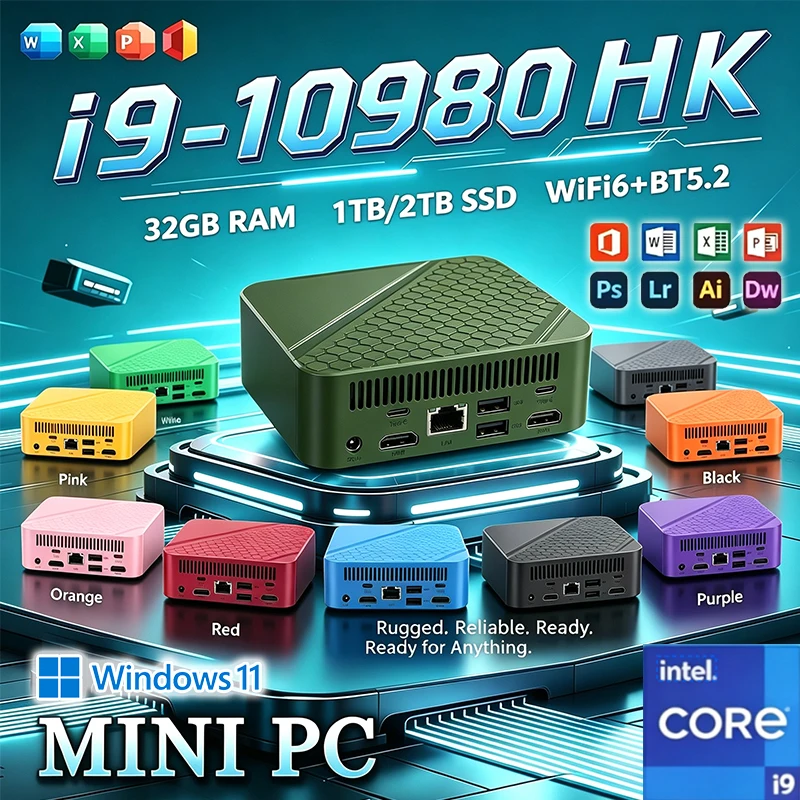 Pc Gaming Ram 32Gb - Mini PC gaming Intal Core i9