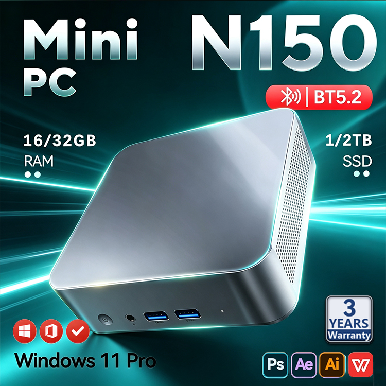 Pc Gaming Ram 32Gb - 2026 Intel N150 Mini PC Protable