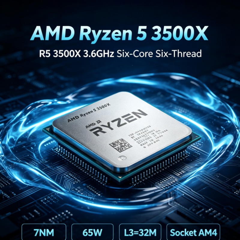 Pc Gaming Desktop - R5 3500X Six-Core Six-Thread CPU Processor