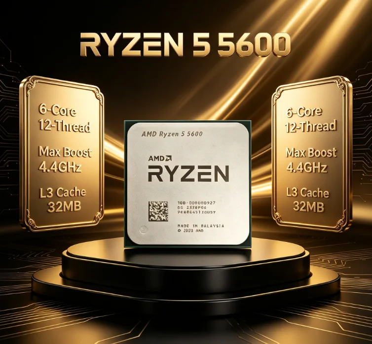 Pc Gaming Desktop - AMD R5 5600 Zen3 Architecture 7NM