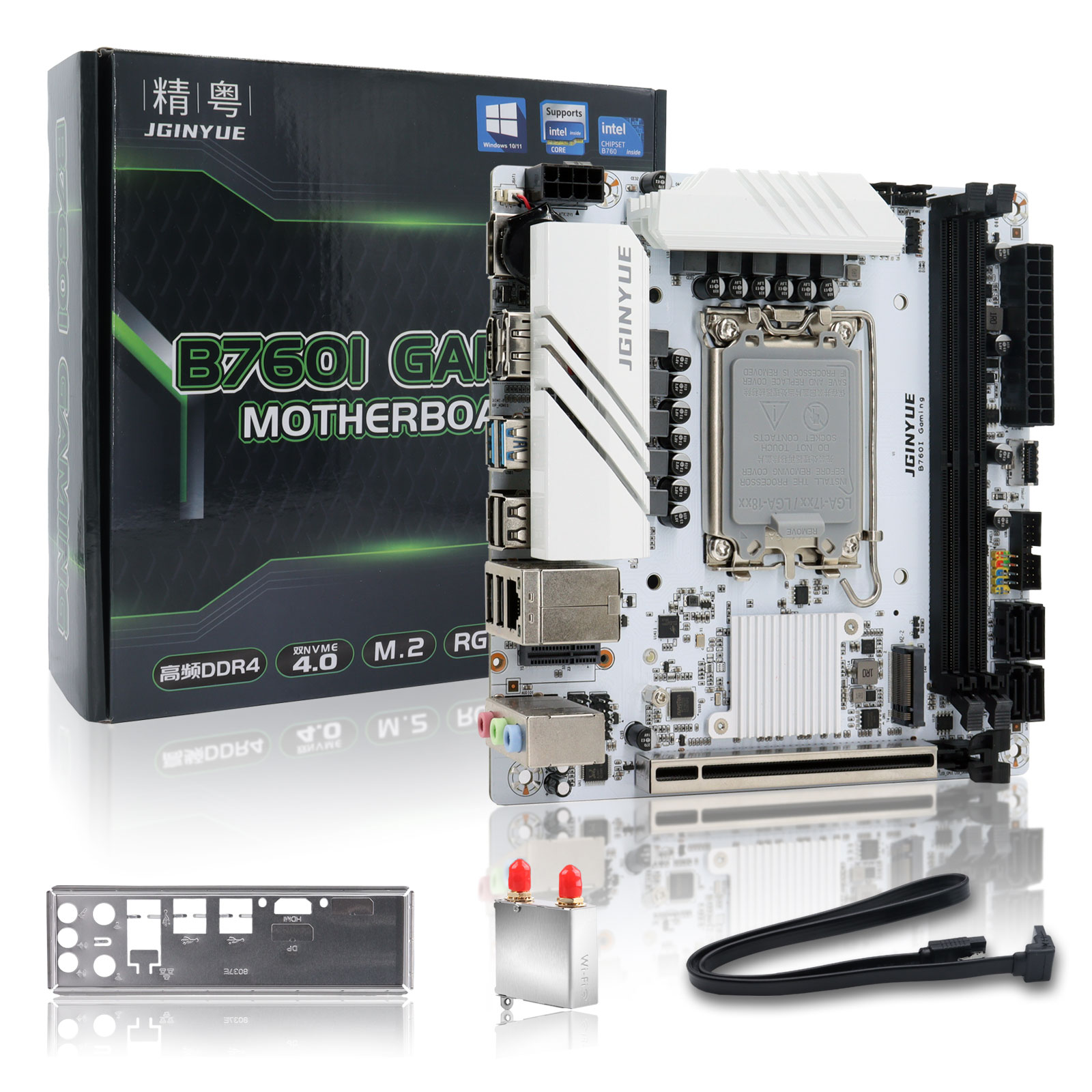 Pc Gaming News - JGINYUE B760 Motherboard LGA 1700 Support