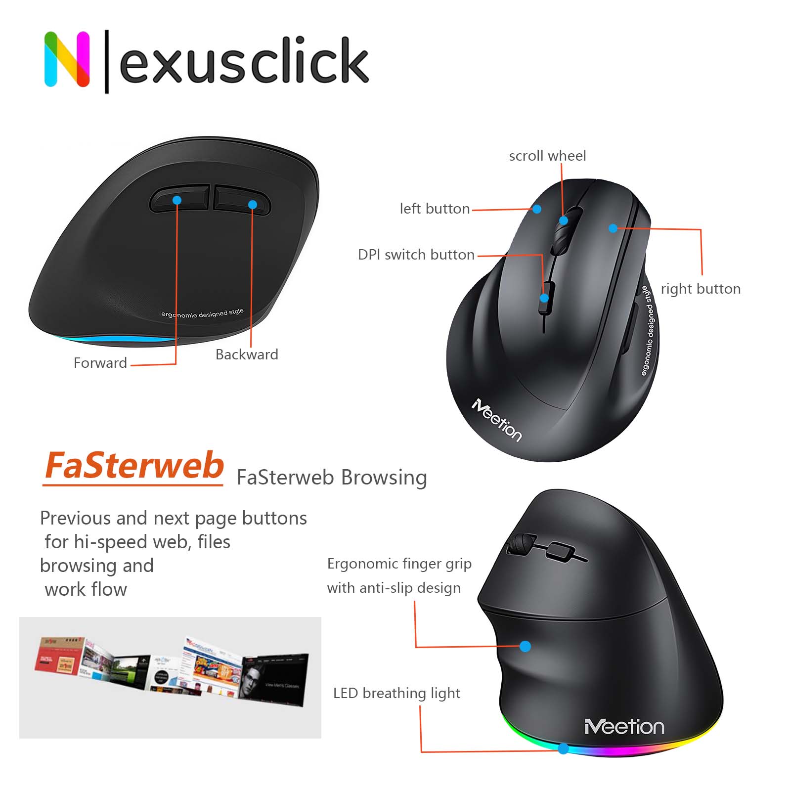 Left Hand Wireless Mouse Bluet - Pc Gaming X3D recension och pris