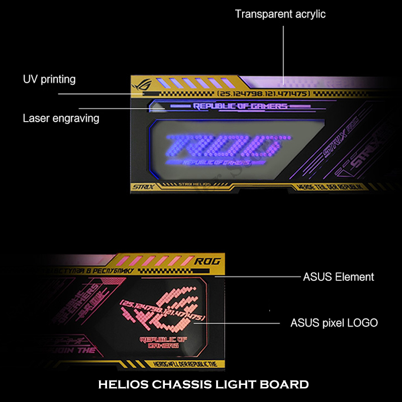 RGB Mirror PC Case Backplate P - Pc Gaming Rog recension och pris