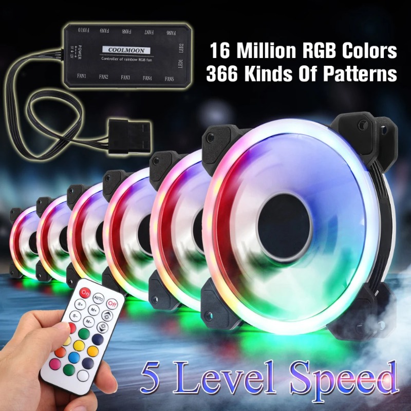 120mm RGB Quiet Adjustable PC  - Pc Gaming Desktop recension och pris