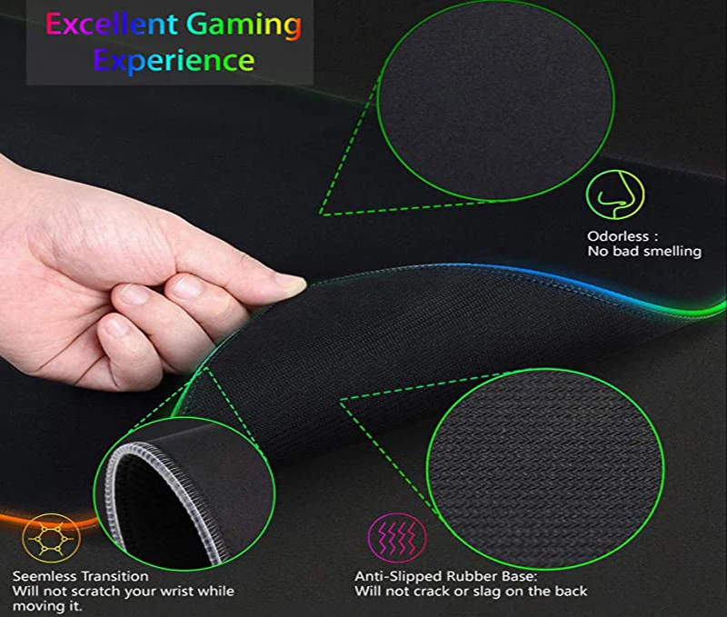 RGB XXL HD Printing Gaming Mat - Pc Gaming Rog recension och pris