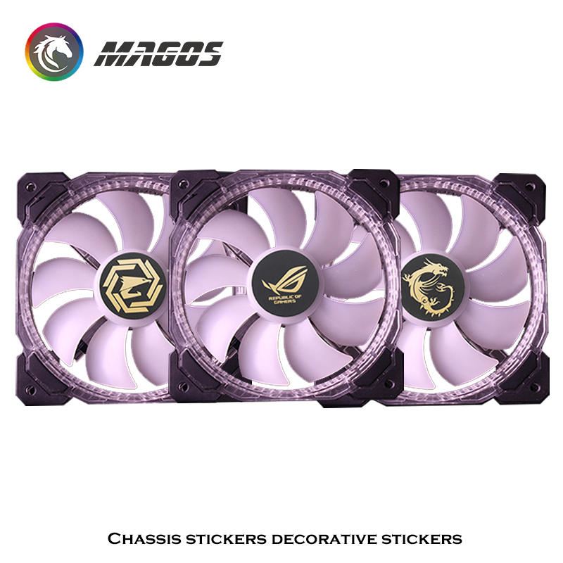 Computer Case Fan Metal Sticke - Pc Gaming Rog recension och pris