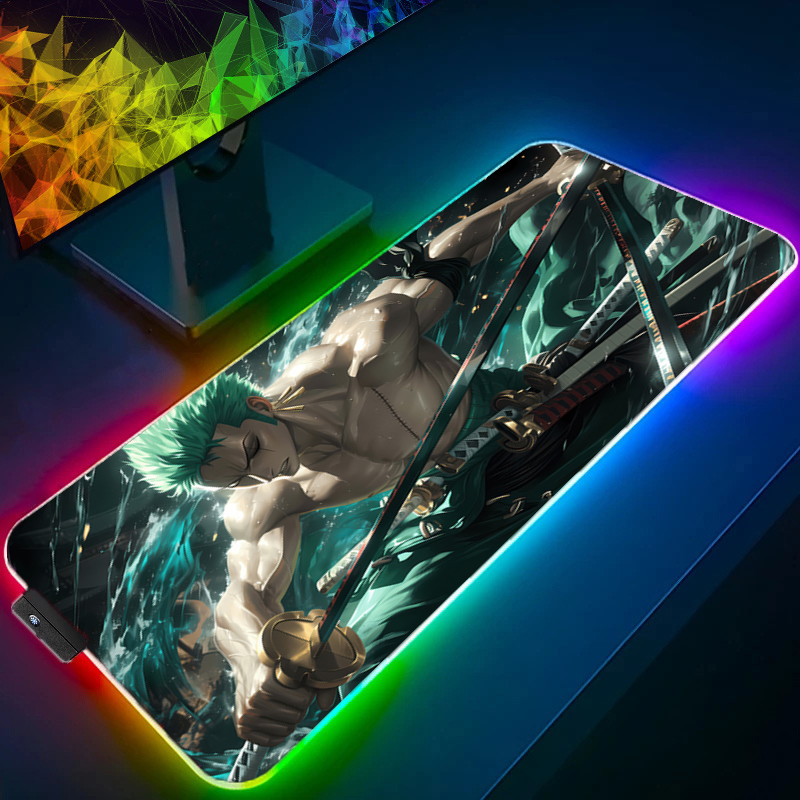 ONE PIECE Zoro Mouse Pad RGB G - Pc Gaming Keyboard recension och pris
