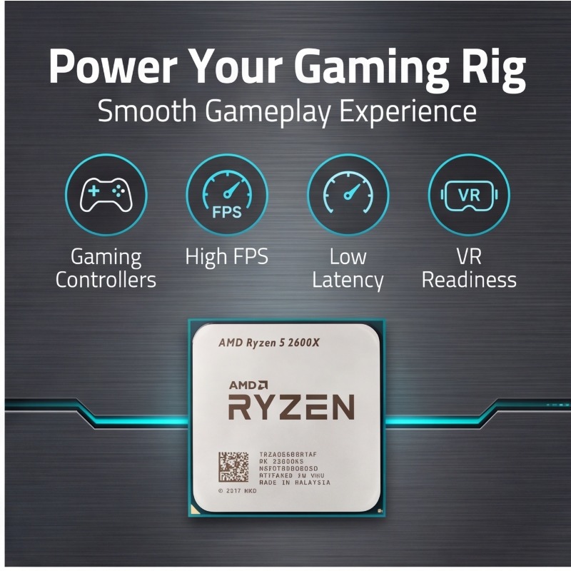 AM4 Socket CPU Processor R5 26 - Pc Gaming Desktop recension och pris