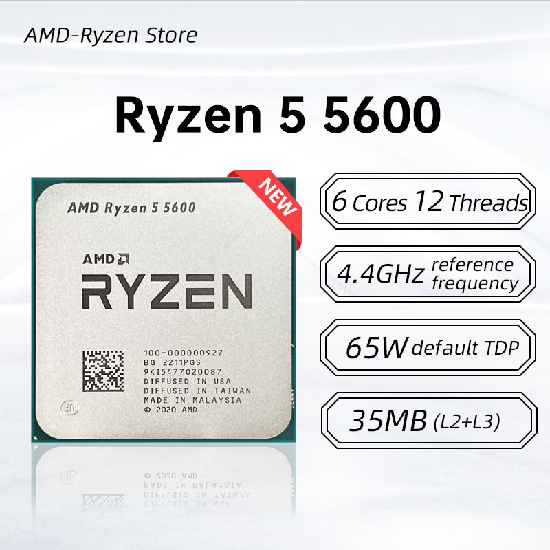 Ryzen 5 5600 6-Core 12-Thread  - Pc Gaming Ryzen recension och pris