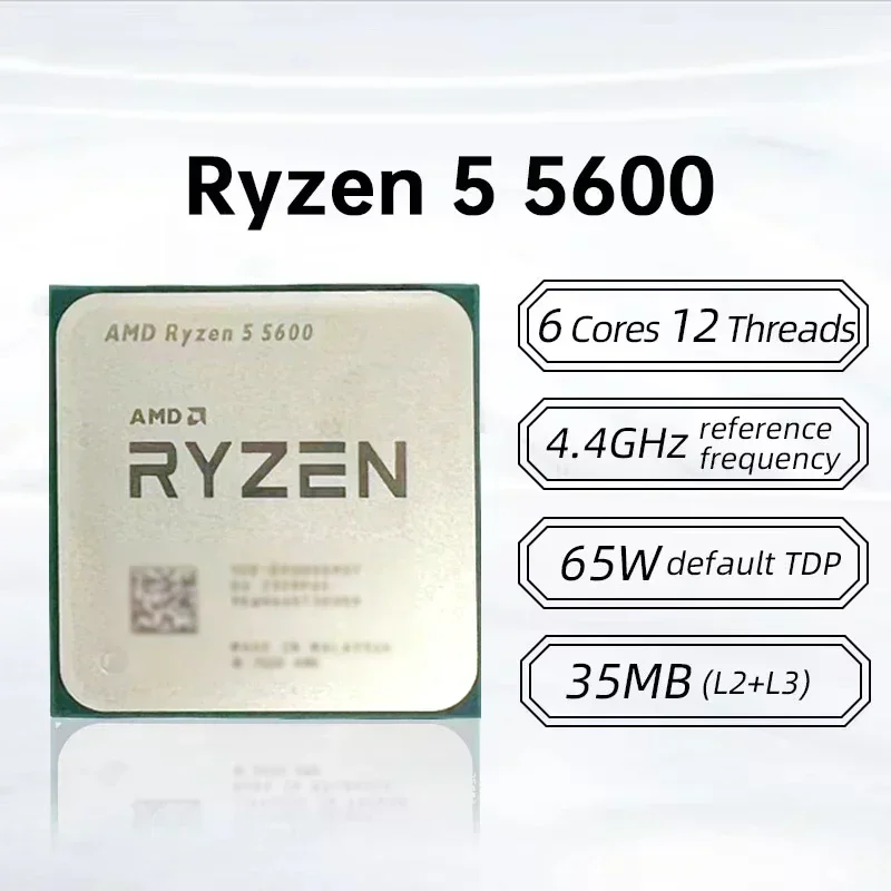 AMD R5 5600 Zen3 Architecture  - Pc Gaming Desktop recension och pris