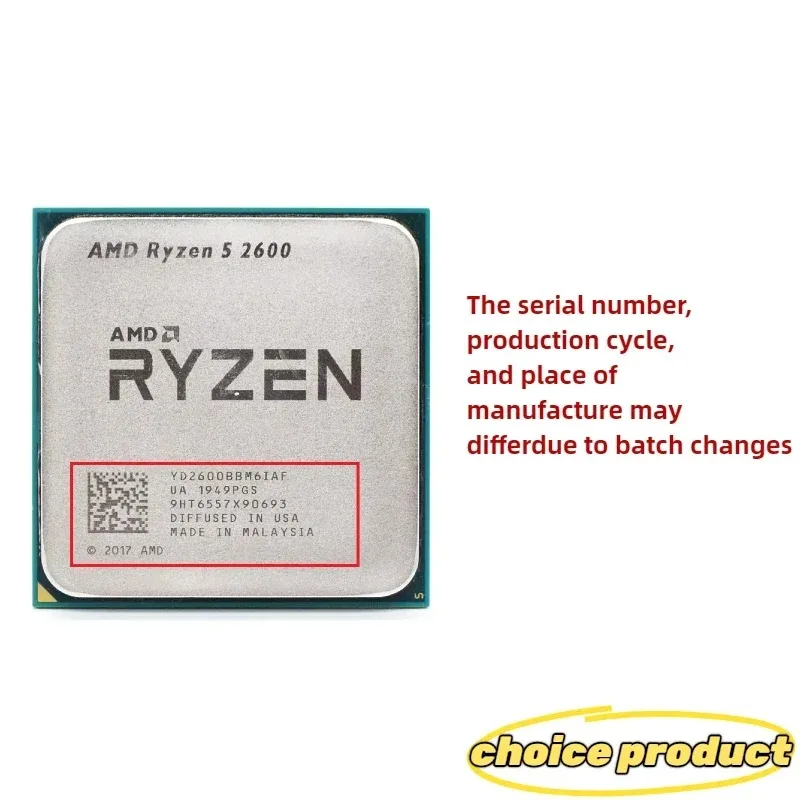 AMD Ryzen5 2600 AM4 Interface  - Pc Gaming Desktop recension och pris
