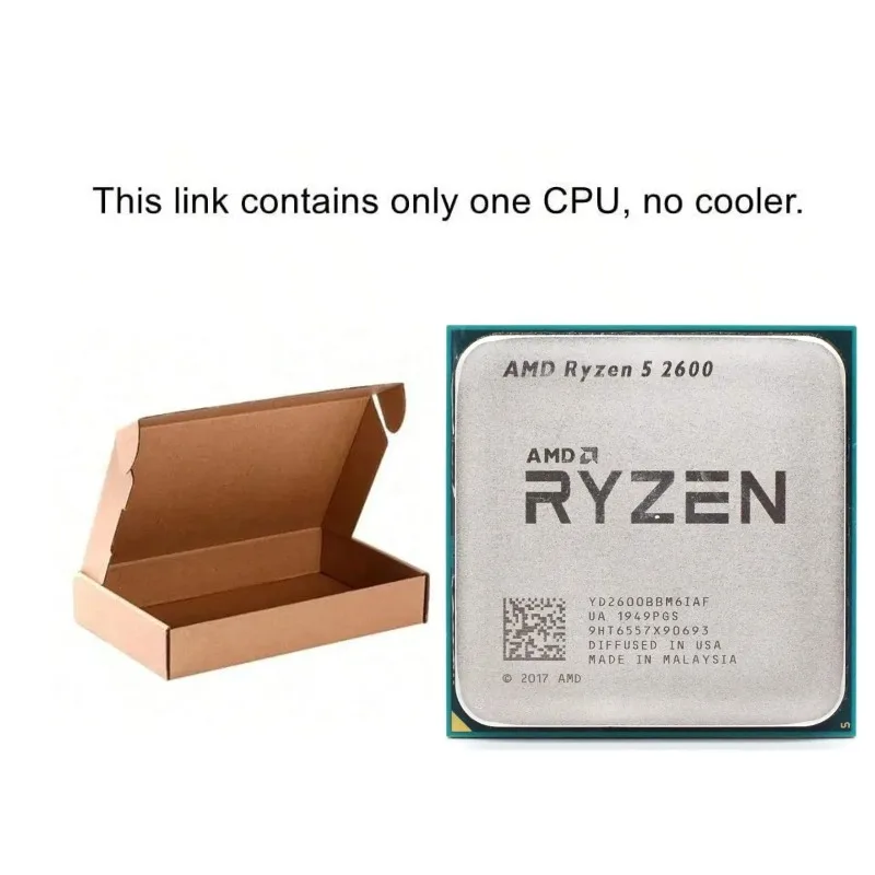 AMD Ryzen5 2600 AM4 Interface  - Pc Gaming Desktop recension och pris